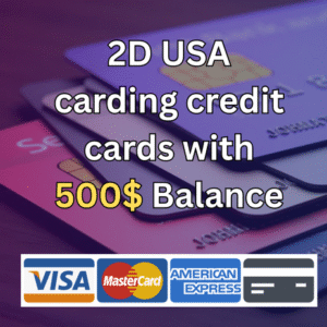 2D Carding CC with 500$ Balance